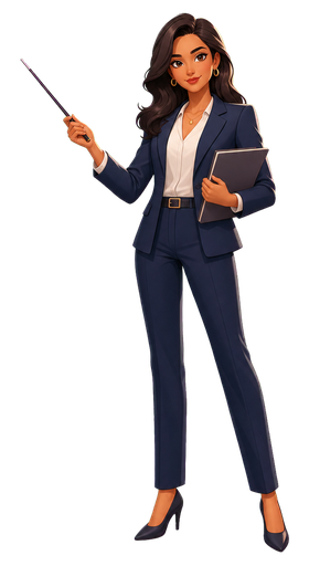 ENTJ The Commander MBTI-style personality type illustration