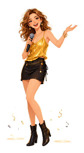 ESFP The Entertainer MBTI-style personality type illustration