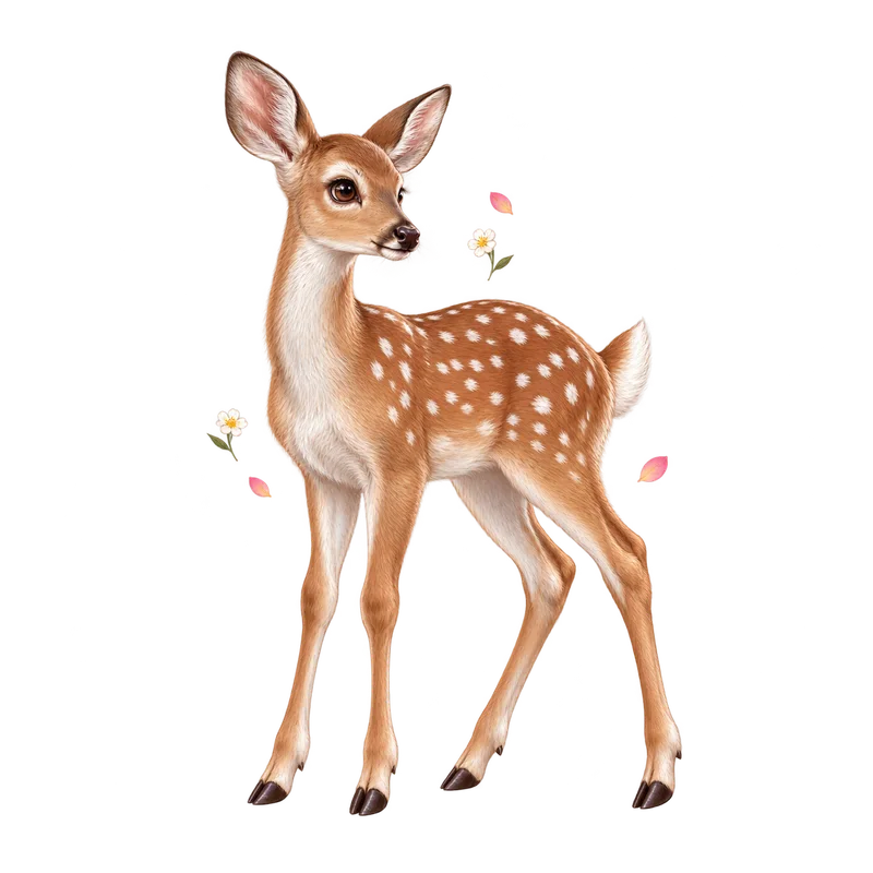 Deer - The Gentle Reader result illustration
